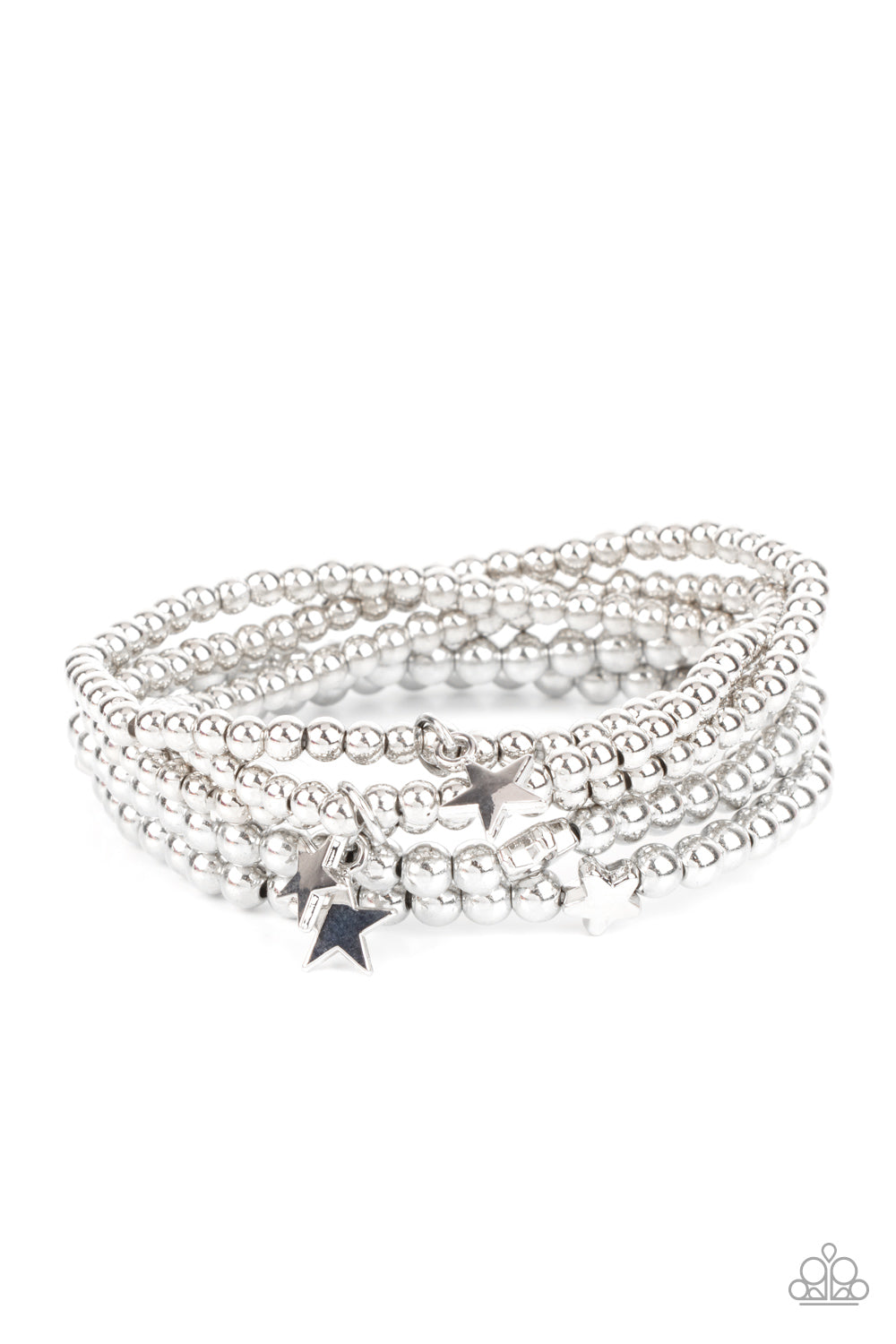 American All-Star Silver Bracelet by Paparazzi Accessories