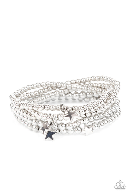 American All-Star Silver Bracelet by Paparazzi Accessories