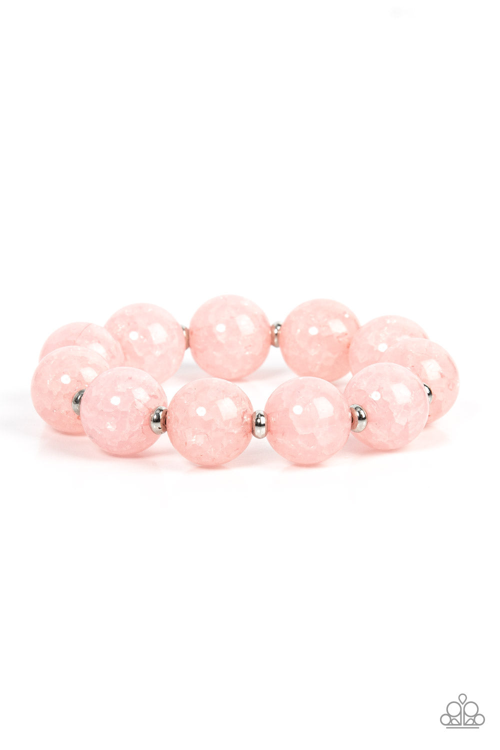 Arctic Affluence Pink Bracelet by Paparazzi Accessories