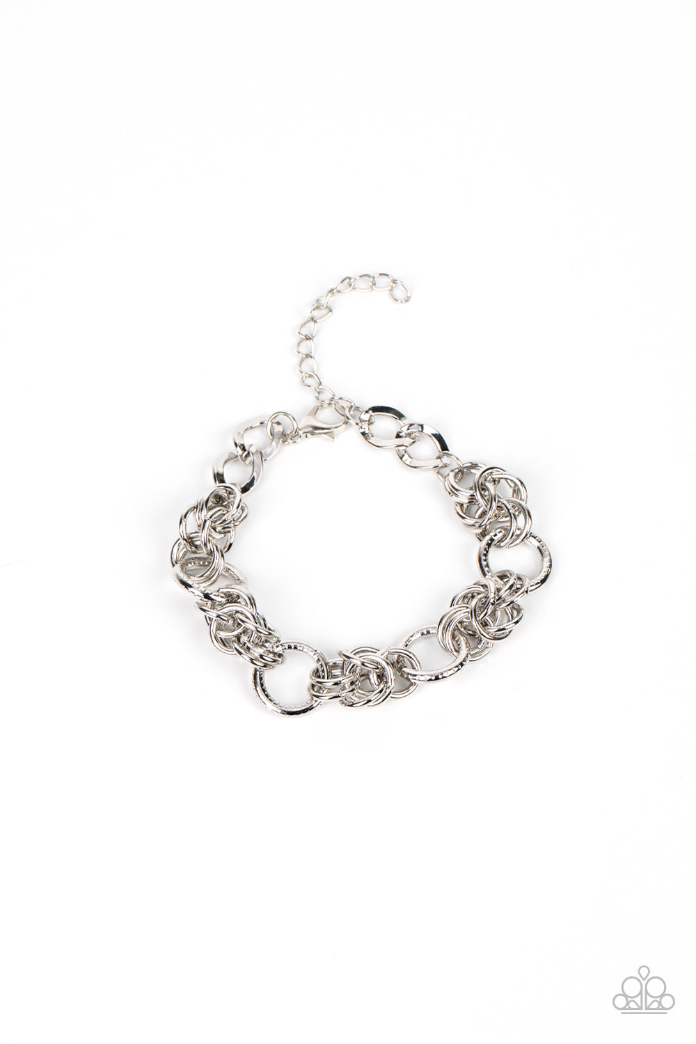 *Paparazzi Bracelet* "Big City Chic" Silver Bracelet