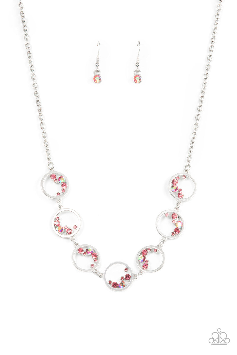 *Paparazzi Necklace* "Blissfully Bubbly" Pink Necklace