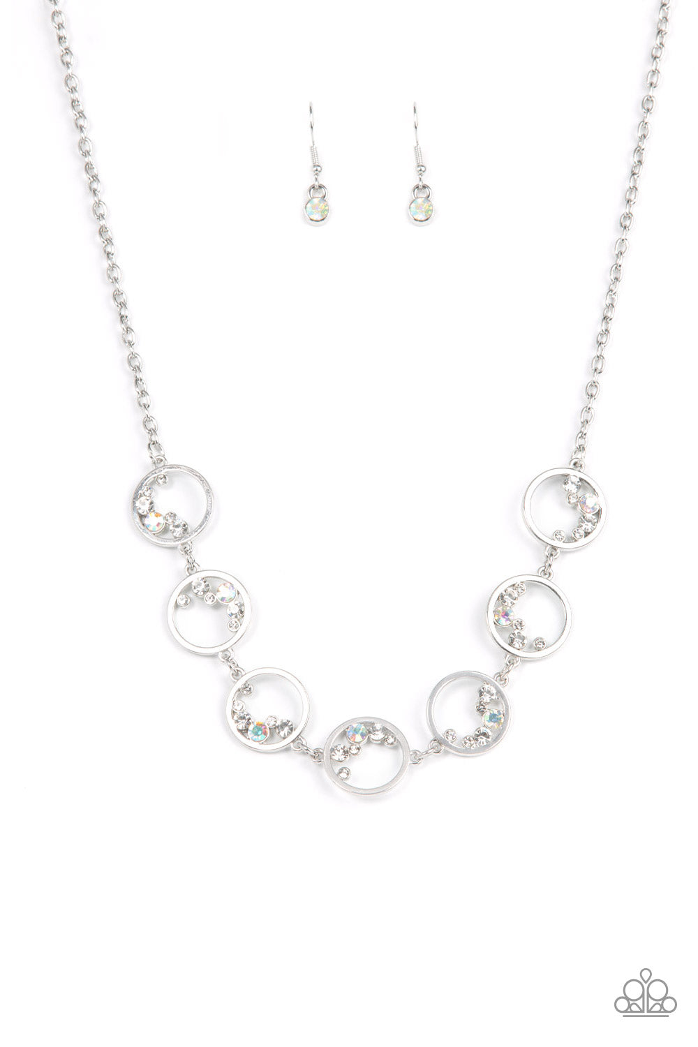 Blissfully Bubbly White Necklace by Paparazzi Accessories