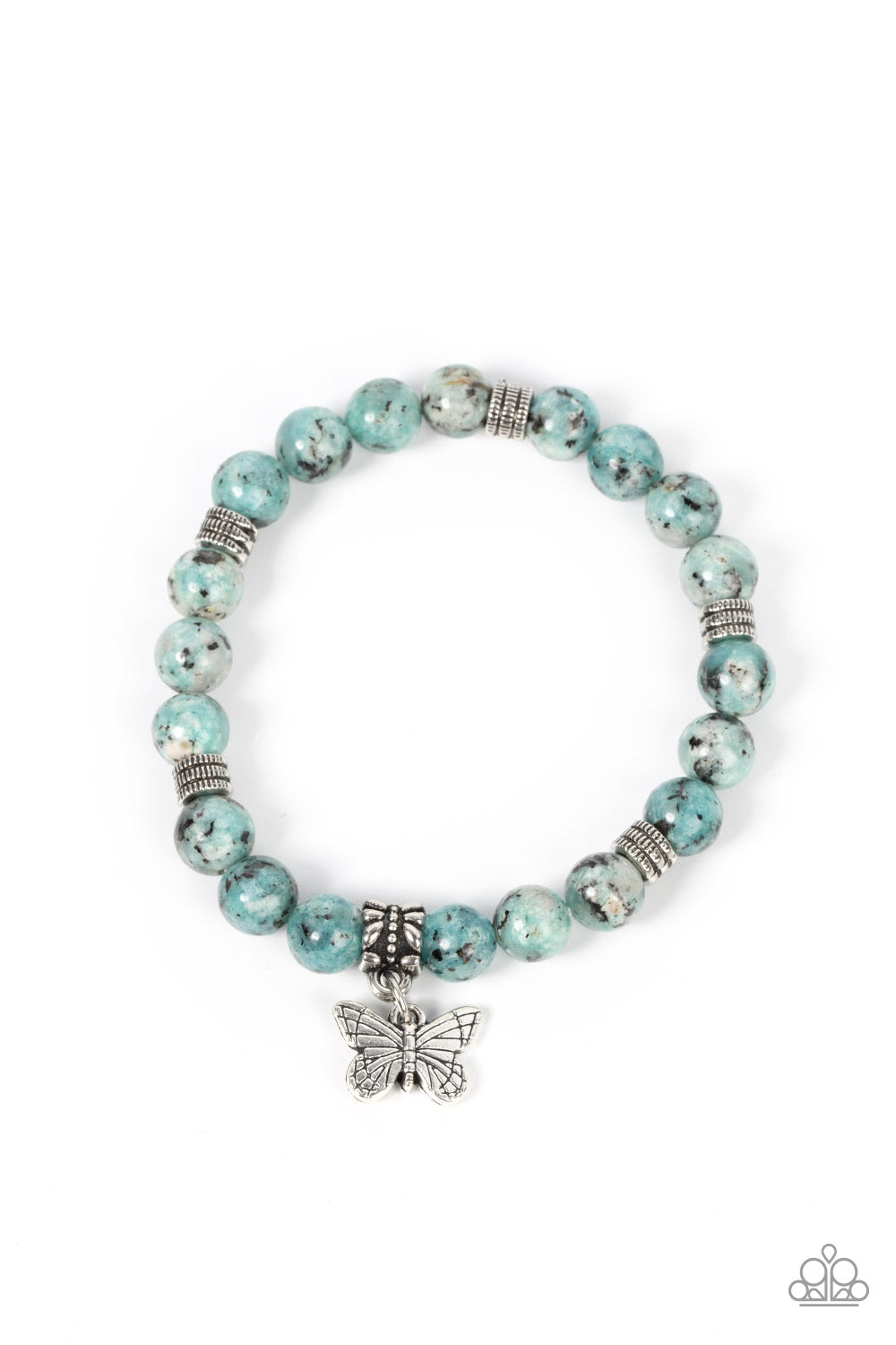 *Paparazzi Bracelet* "Butterfly Nirvana" Blue Urban Bracelet