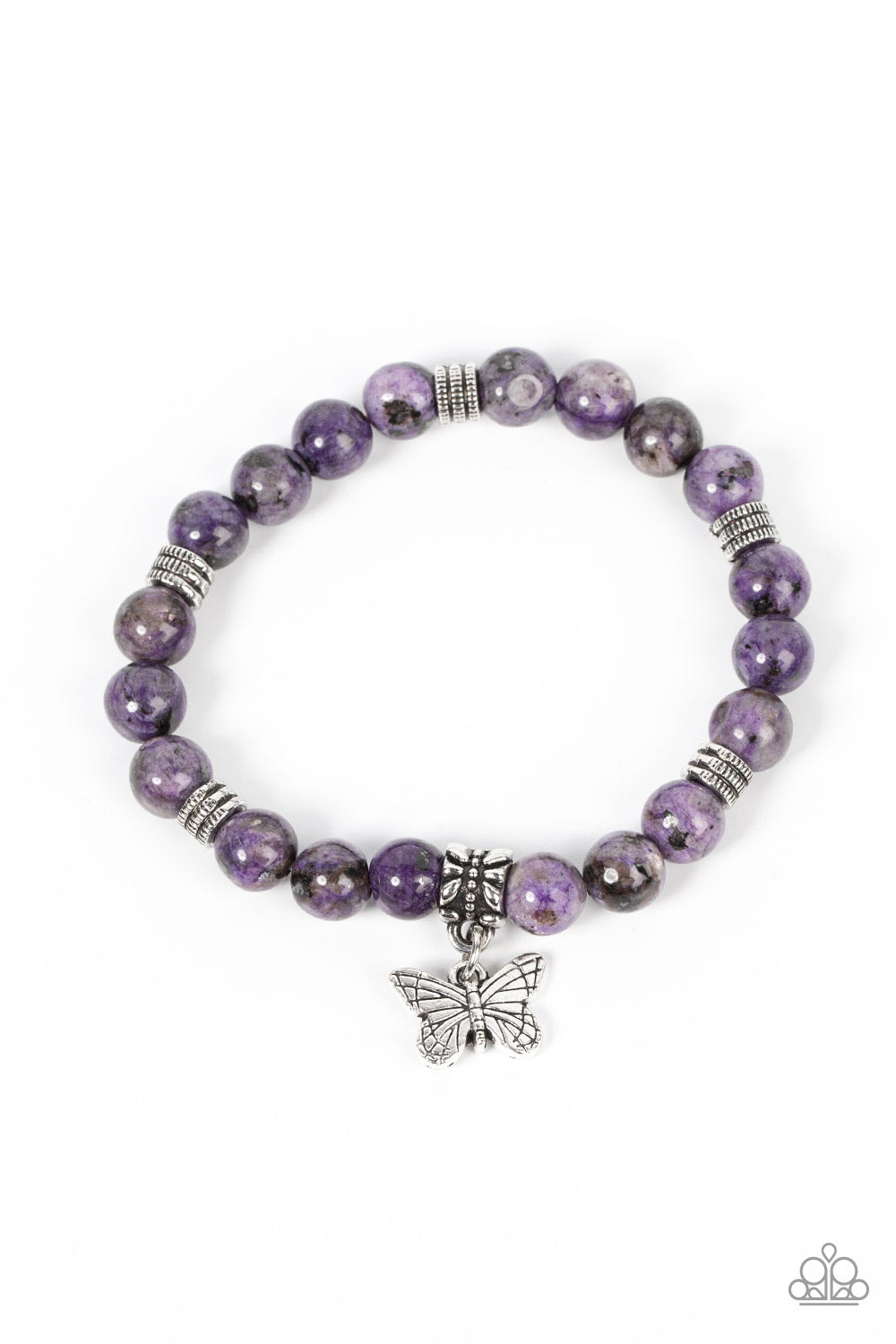 *Paparazzi Bracelet* "Butterfly Nirvana" Purple Urban Bracelet