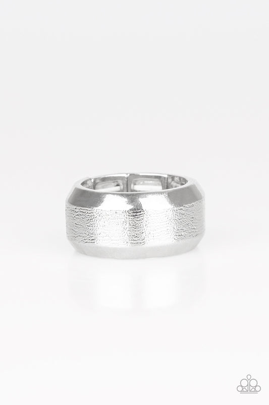 *Paparazzi Men's Ring* " Checkmate" Silver Ring