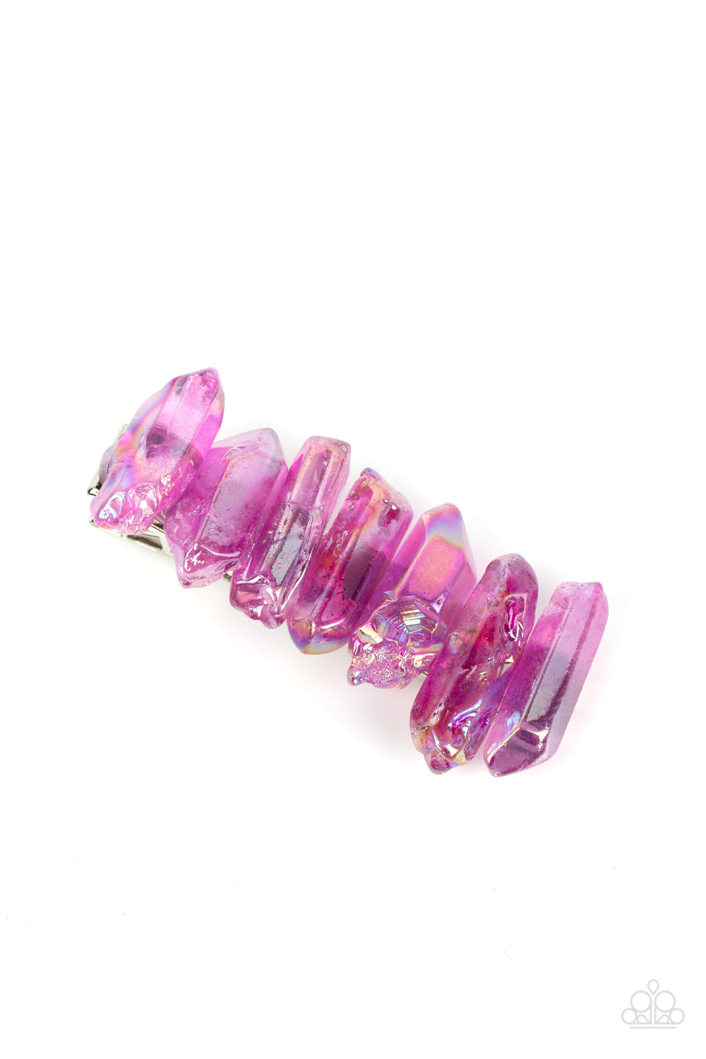 *Paparazzi Hair Accessories* "Crystal Caves" Purple Hair Clip