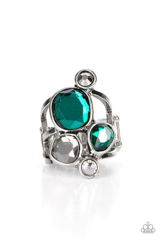 Demandingly Duchess Green Ring by Paparazzi Accessories