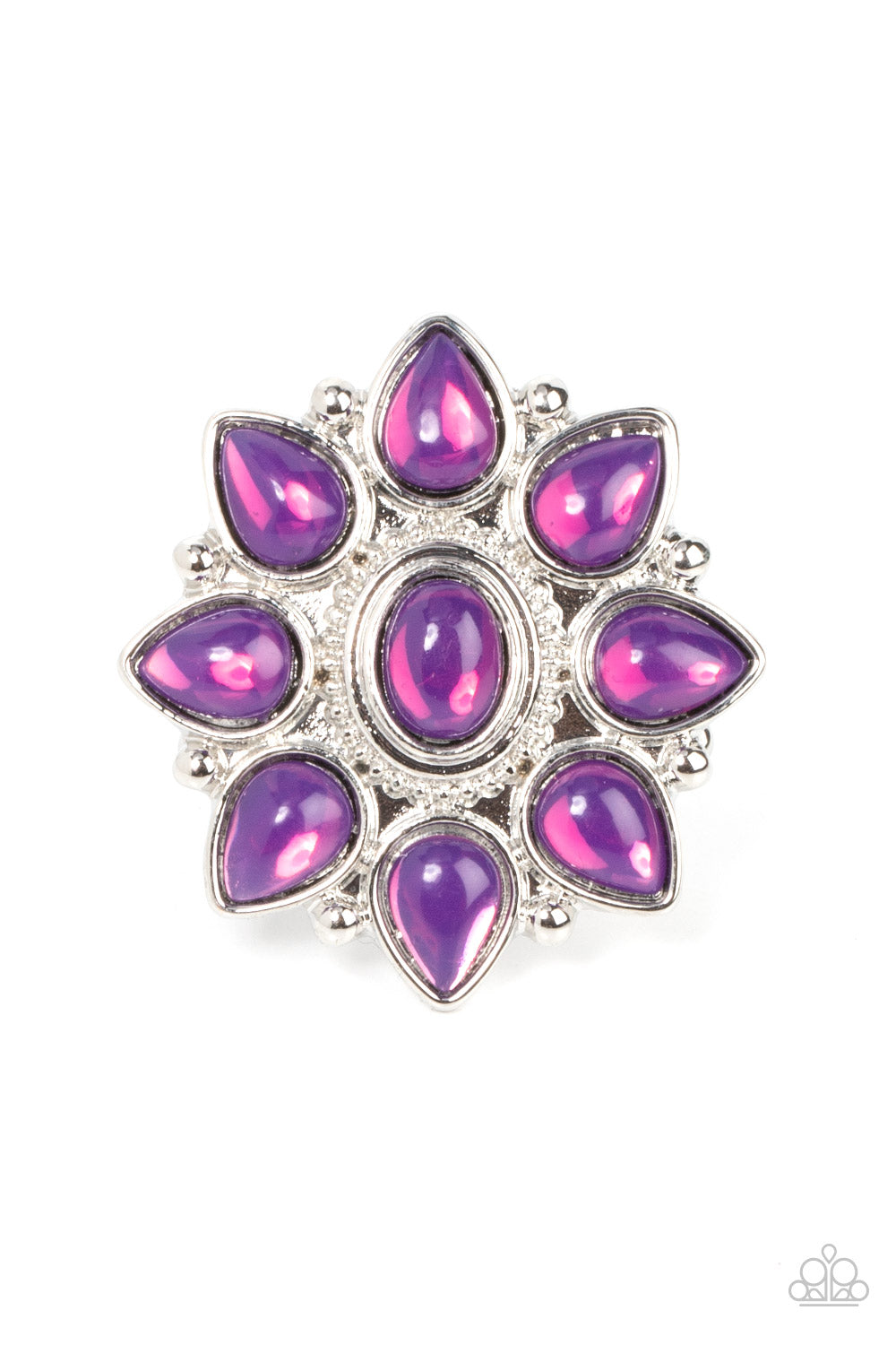 Enchanted Orchard Purple Ring by Paparazzi Accessories