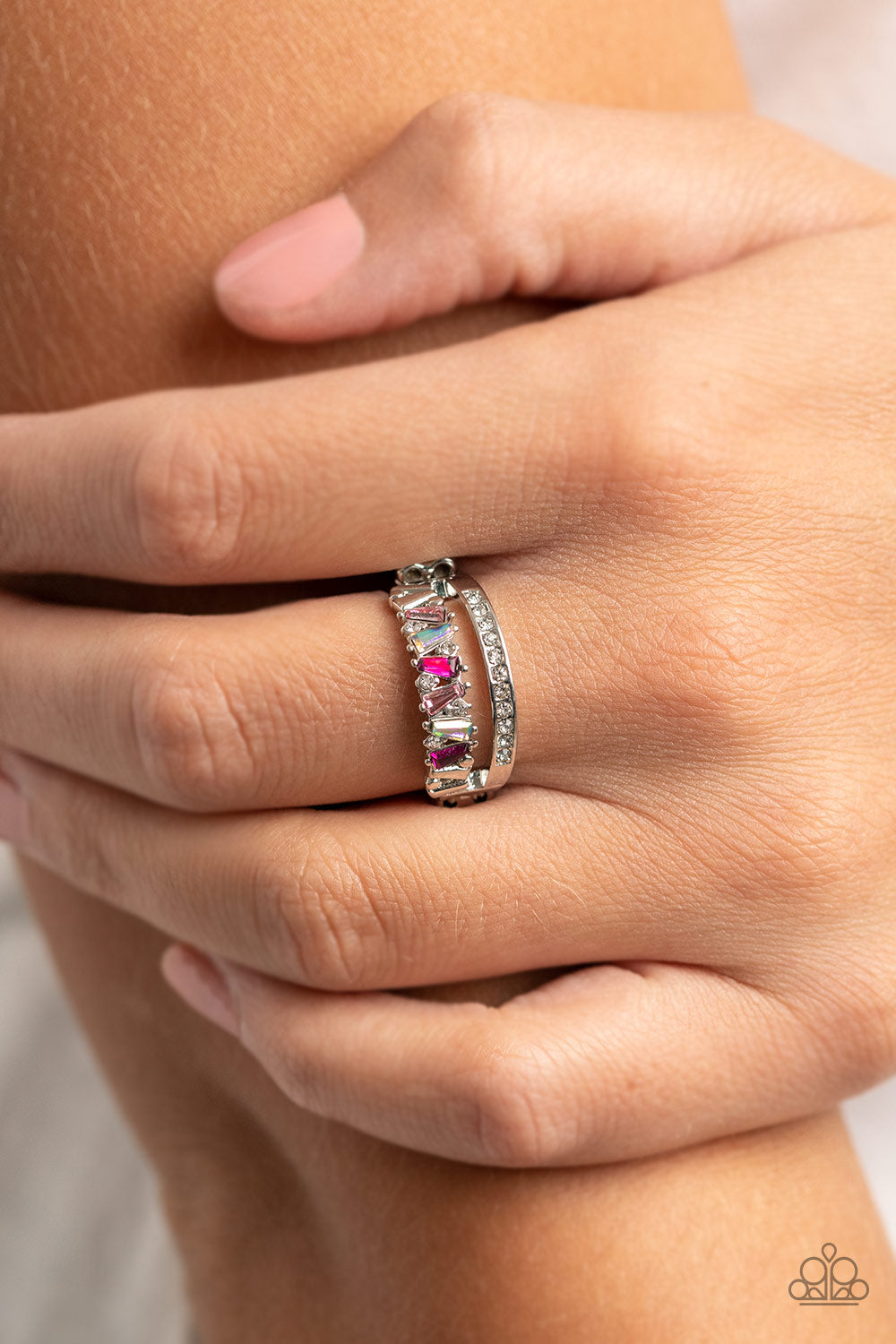 *Paparazzi Ring* "Fractal Fascination" Pink Ring