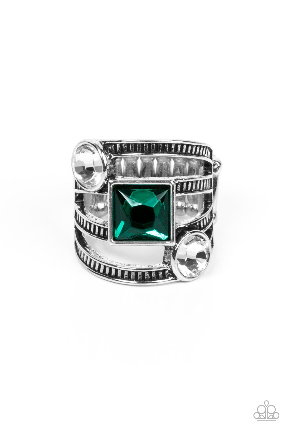 *Paparazzi Ring* " Galactic Governess" Green Ring