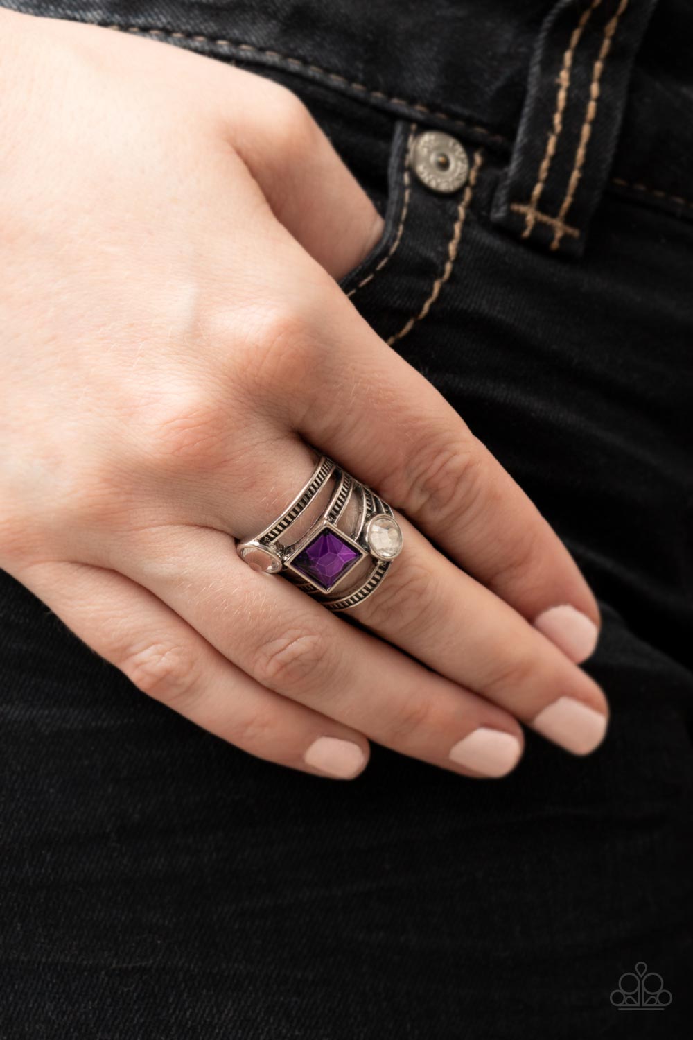 *Paparazzi Ring* "Galactic Governess" Purple Ring