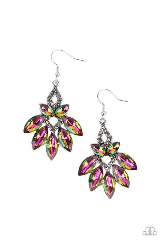 Galaxy Grandeur Multi Earring by Paparazzi Accessories