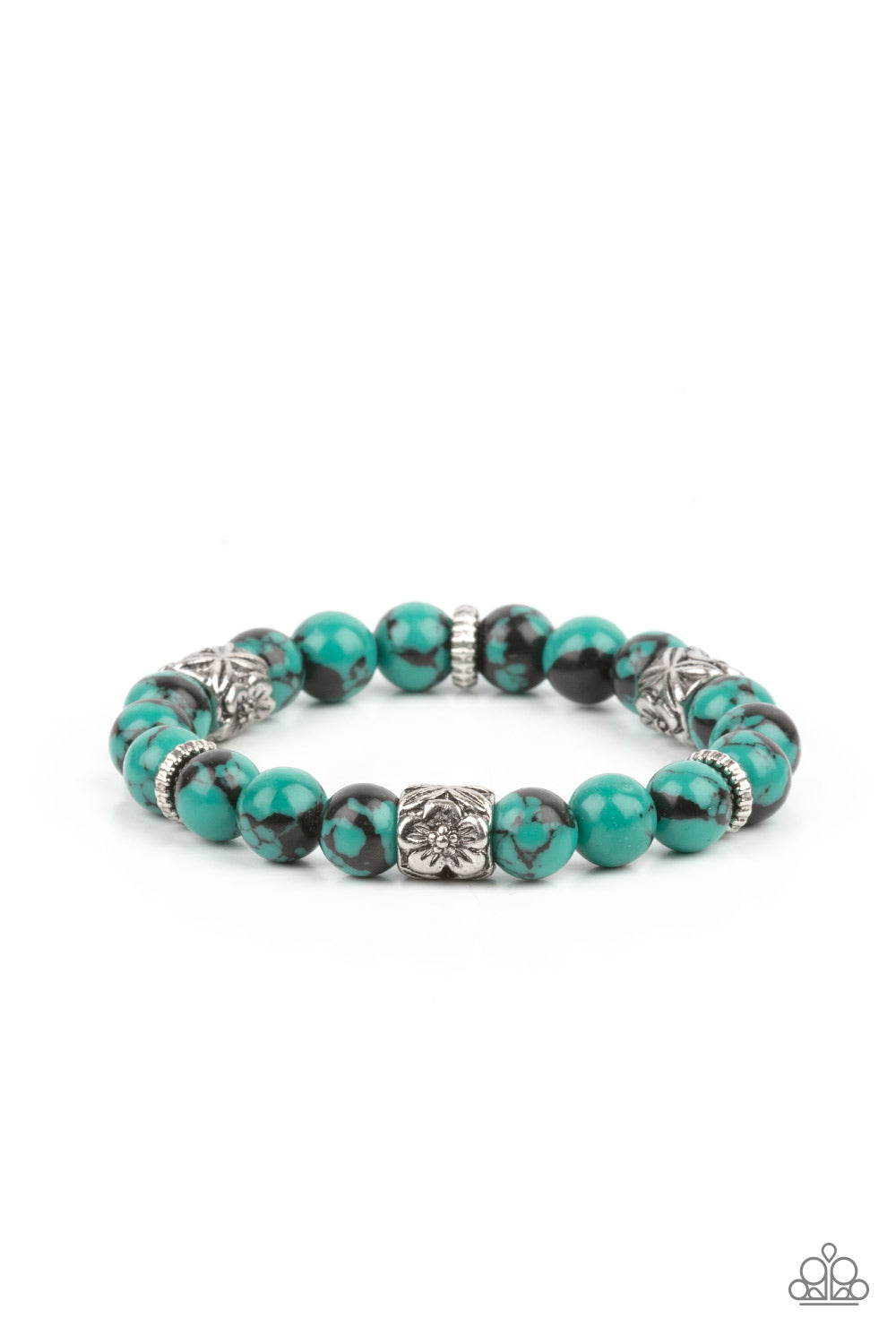 Garden Zen Green Urban Bracelet by Paparazzi Accessories