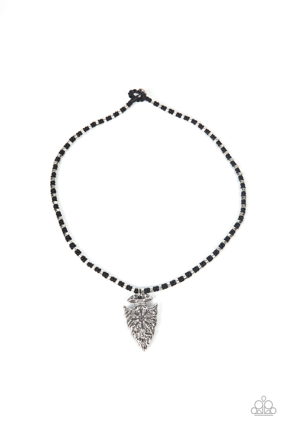 *Paparazzi Accessories Necklace: Get Your ARROWHEAD in the Game Black Urban Necklace