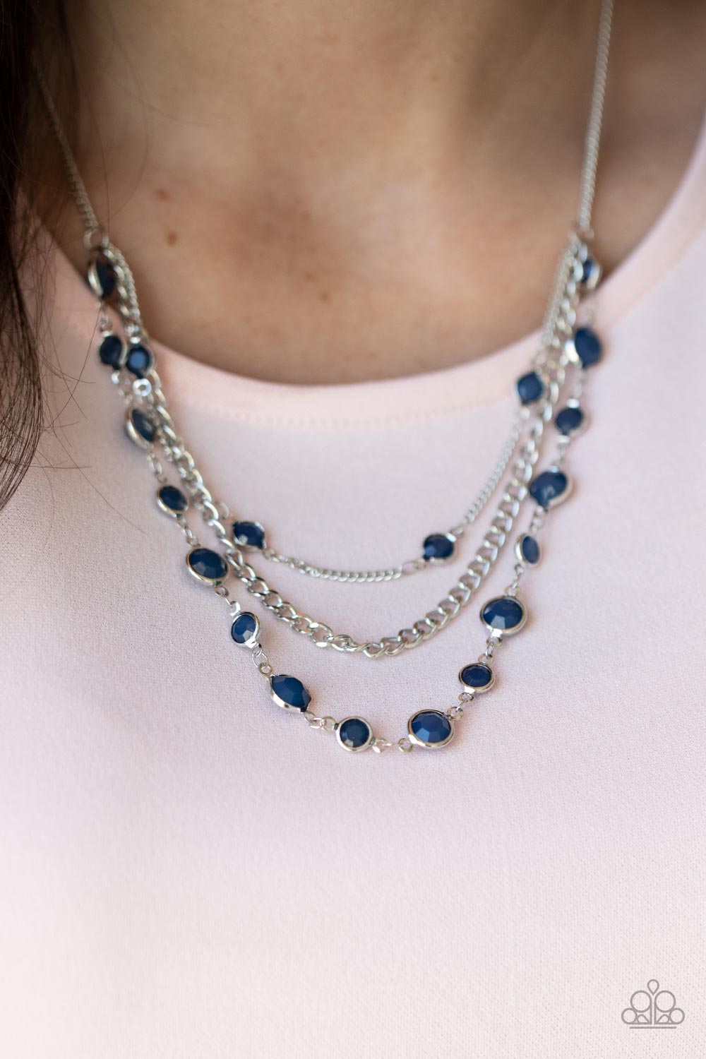 Paparazzi Accessories: Goddess Getaway Blue Necklace