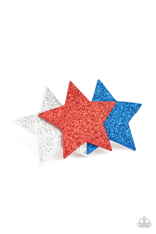 *Paparazzi Hair Accessories* "Happy Birthday, America" Multi Hair Clip