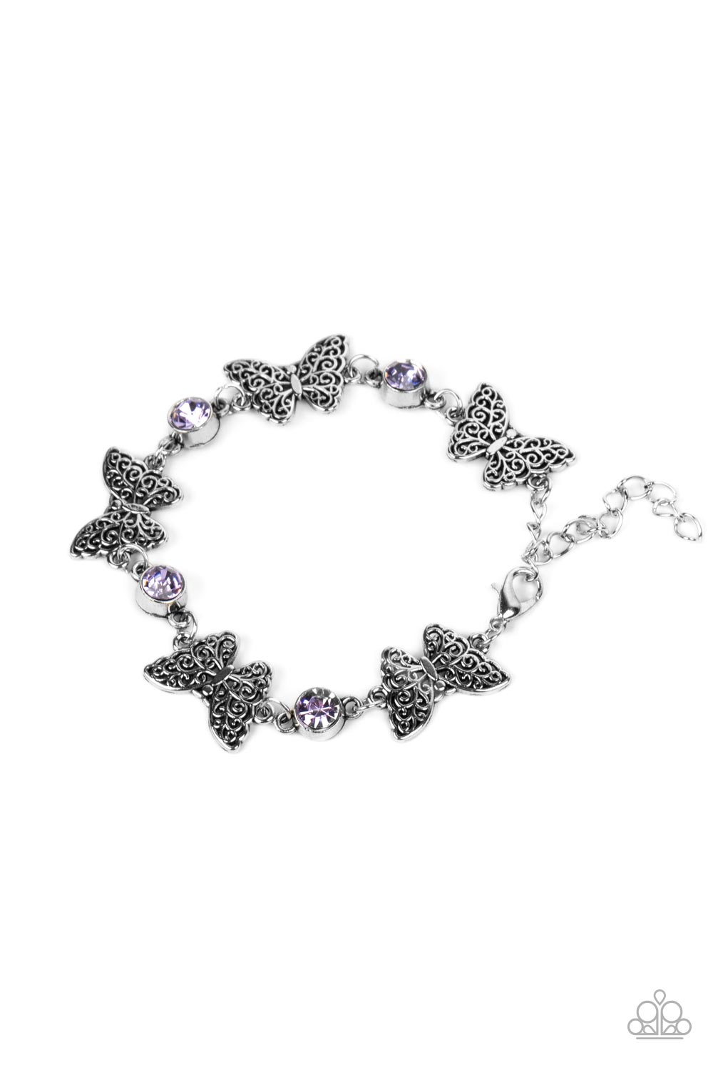 Has a WING to It Purple Bracelet by Paparazzi Accessories