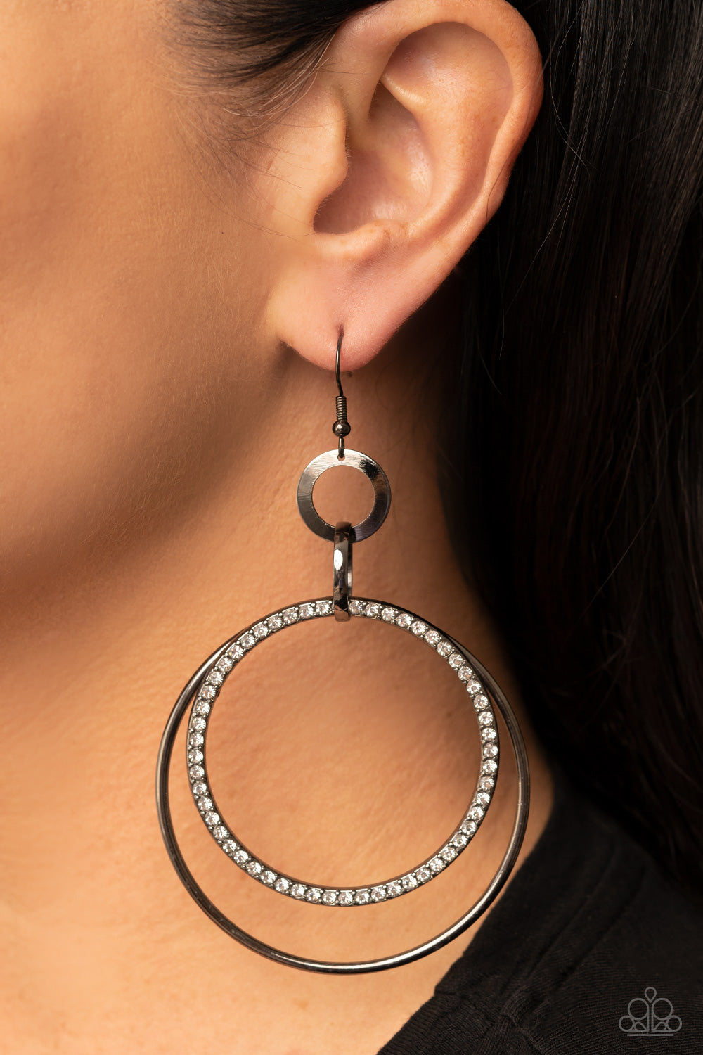 Haute Hysteria Black Earrings by Paparazzi Accessories