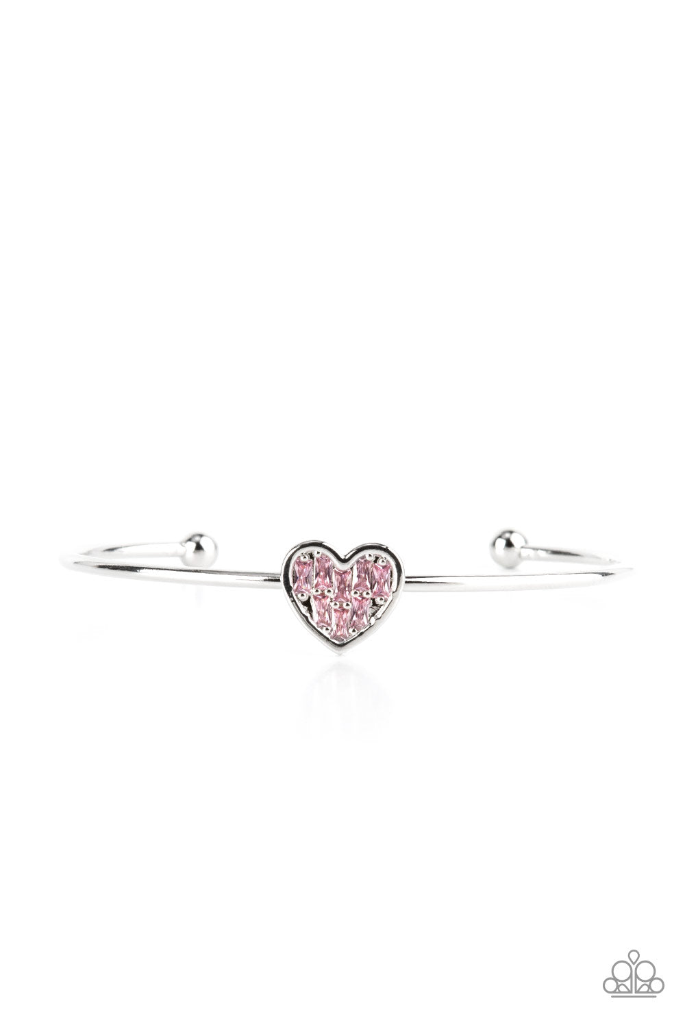 Heart of Ice Pink Bracelet by Paparazzi Accessories