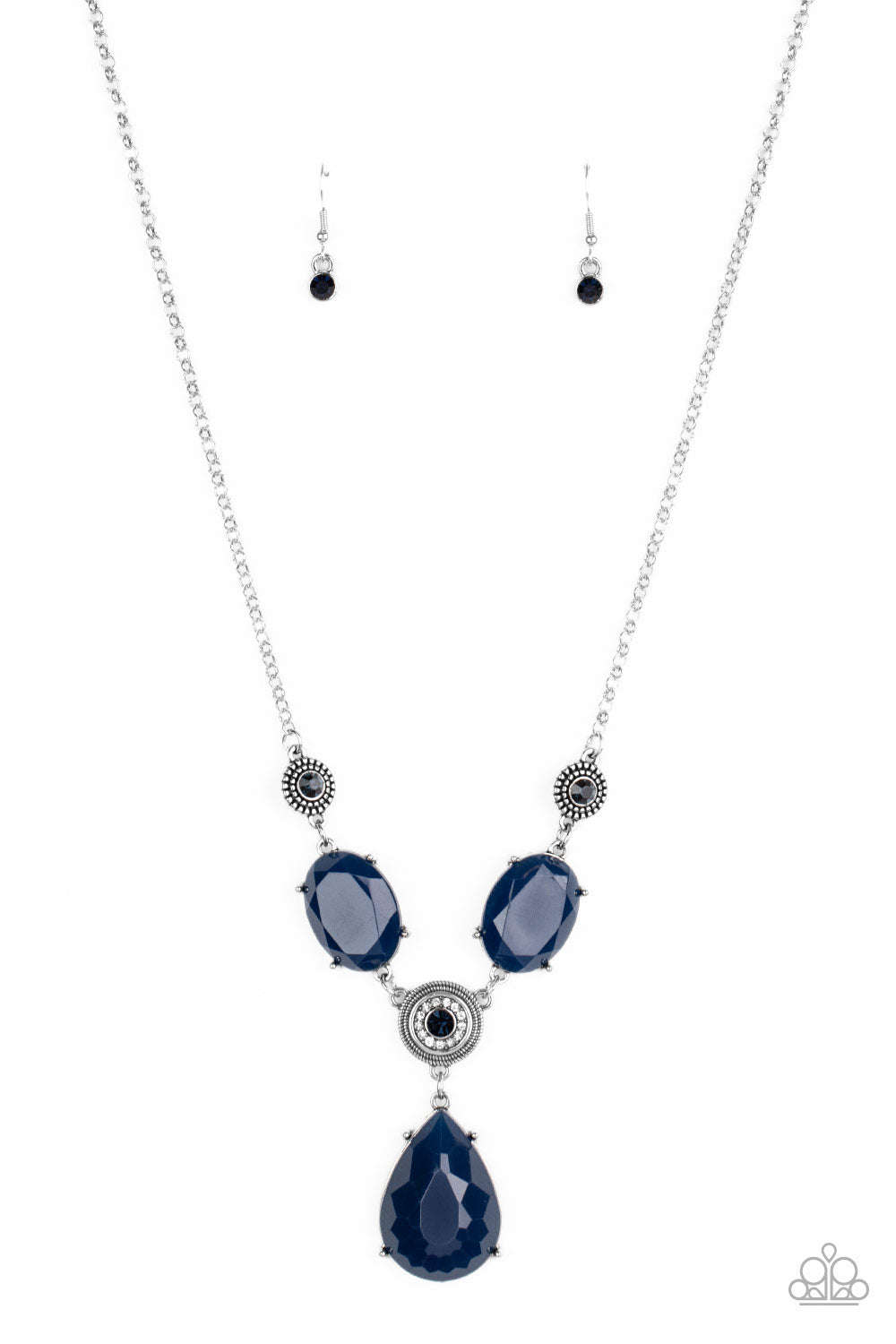 Heirloom Hideaway Blue Necklace by Paparazzi Accessories