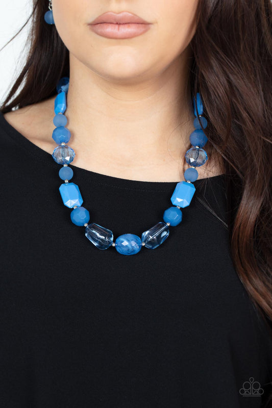 *Paparazzi Necklace* "Here Today,GONDOLA Tomorrow" Blue Necklace