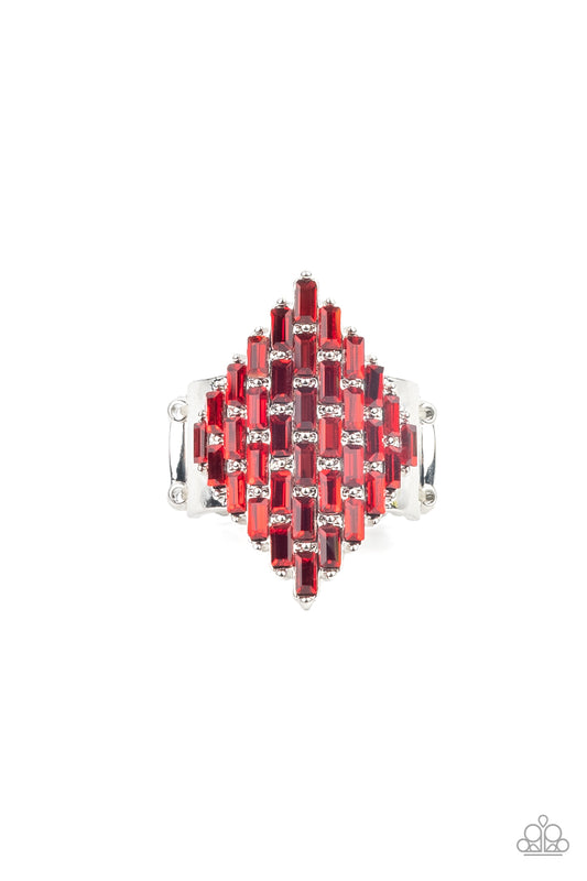 *Paparazzi Accessories* "Hive Hustle" Red Ring