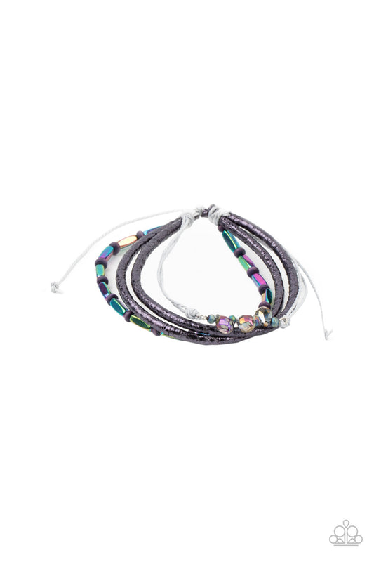 *Paparazzi Bracelet* "Holographic Hike" Multi Urban Bracelet