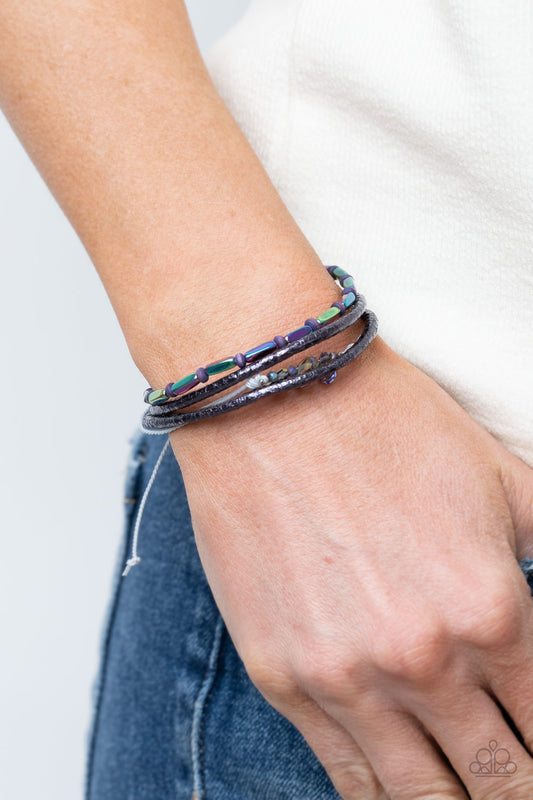 *Paparazzi Bracelet* "Holographic Hike" Multi Urban Bracelet