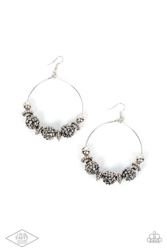 *Paparazzi Earrings* "I Can Take A Compliment" Silver Earrings