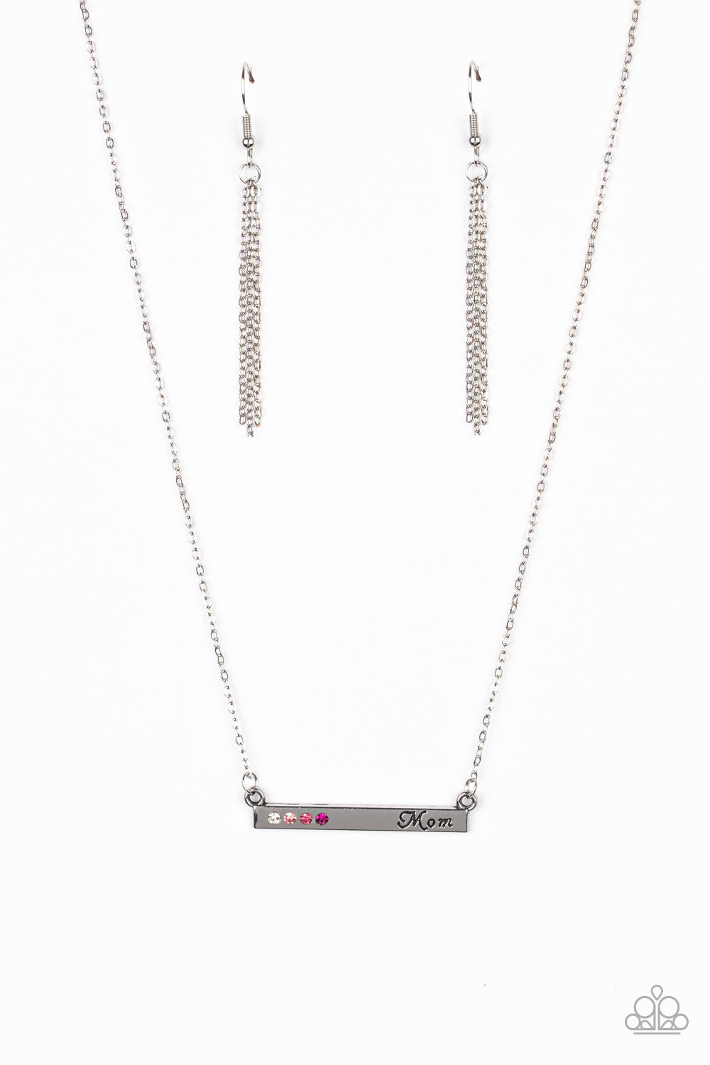 *Paparazzi Necklace* "Moms Do It Better" Pink Necklace