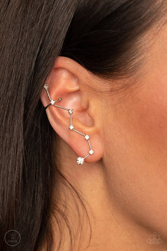 *Paparazzi Ear Crawlers* "CONSTELLATION Prize" Silver Post Crawlers