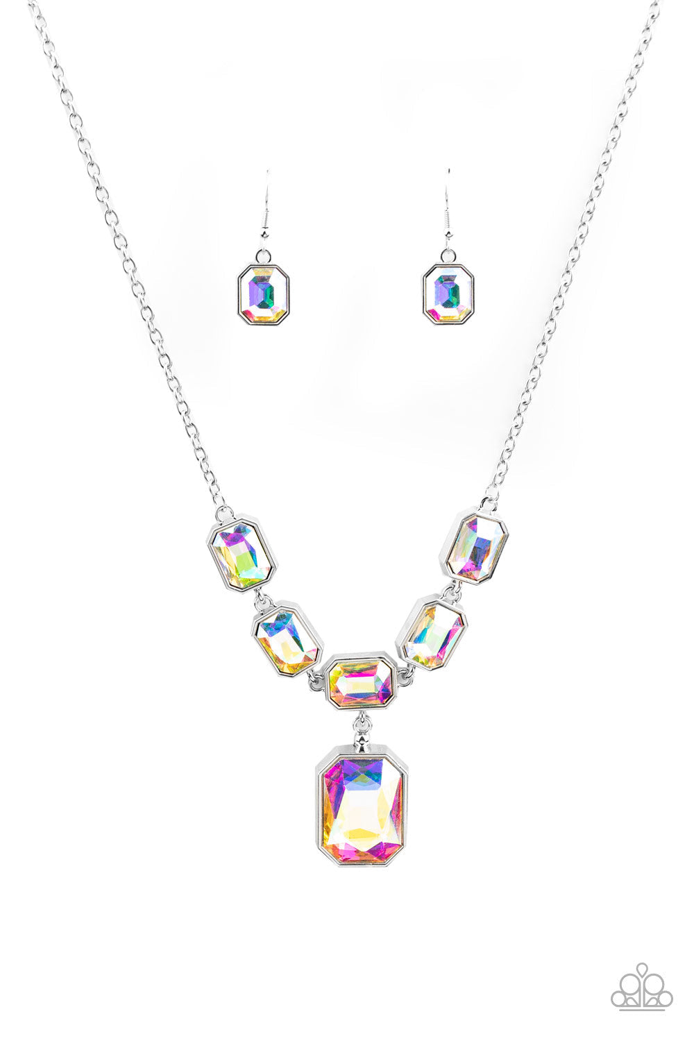 *Paparazzi Necklace* "Million Dollar Moment" Multi Iridescent Necklace