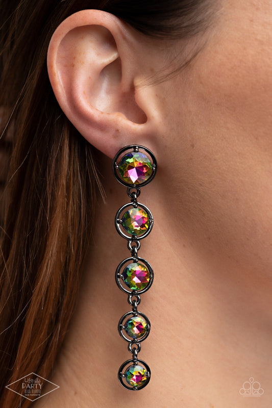 *Paparazzi Earrings* "Dripping' In Starlight" Multi Post Earrings