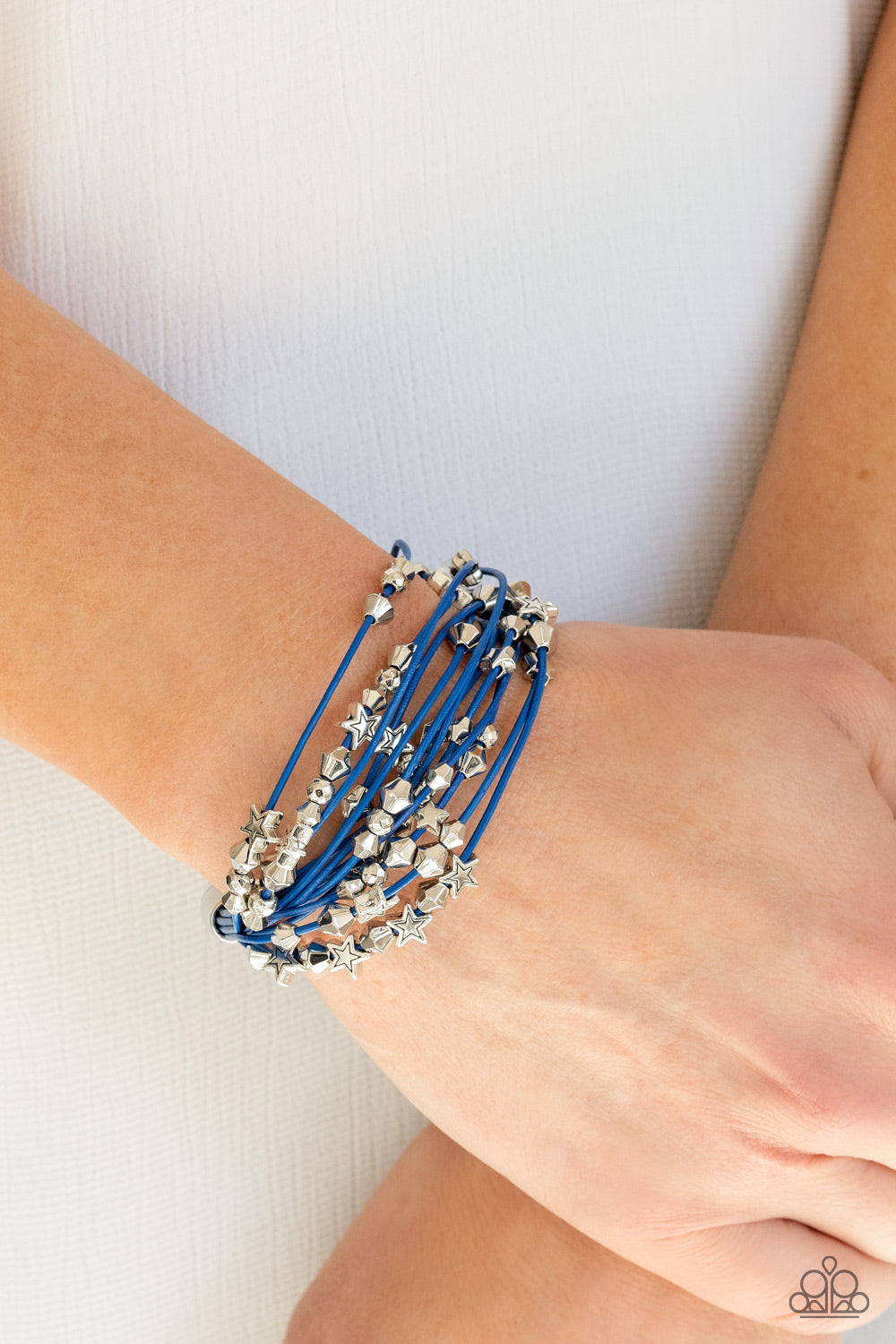 *Paparazzi Bracelet* "Star-Studded Affair" Blue Bracelet