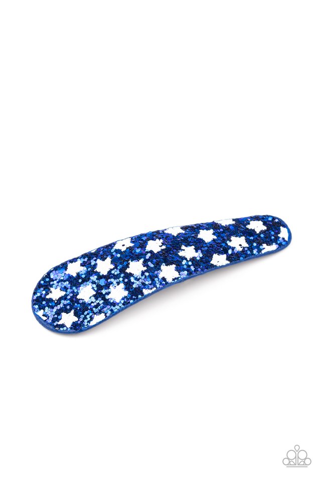 All American Girl Blue  Paparazzi Accessories Hair Clip