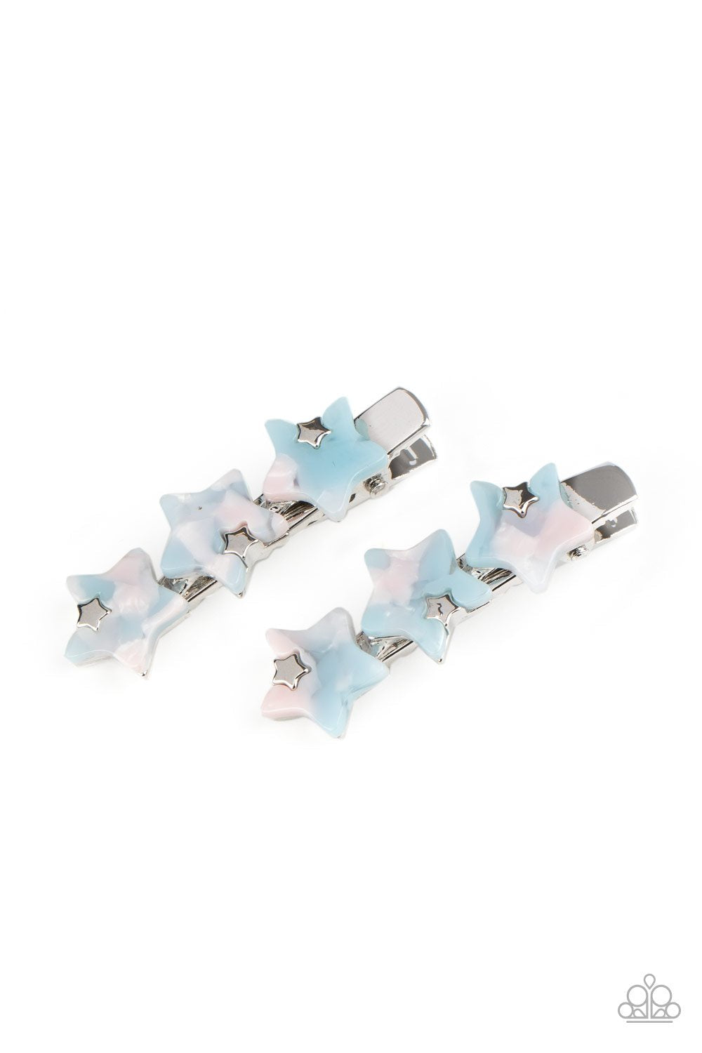 Brightest Star In The Sky - Blue Hair Clip - Paparazzi Accessories