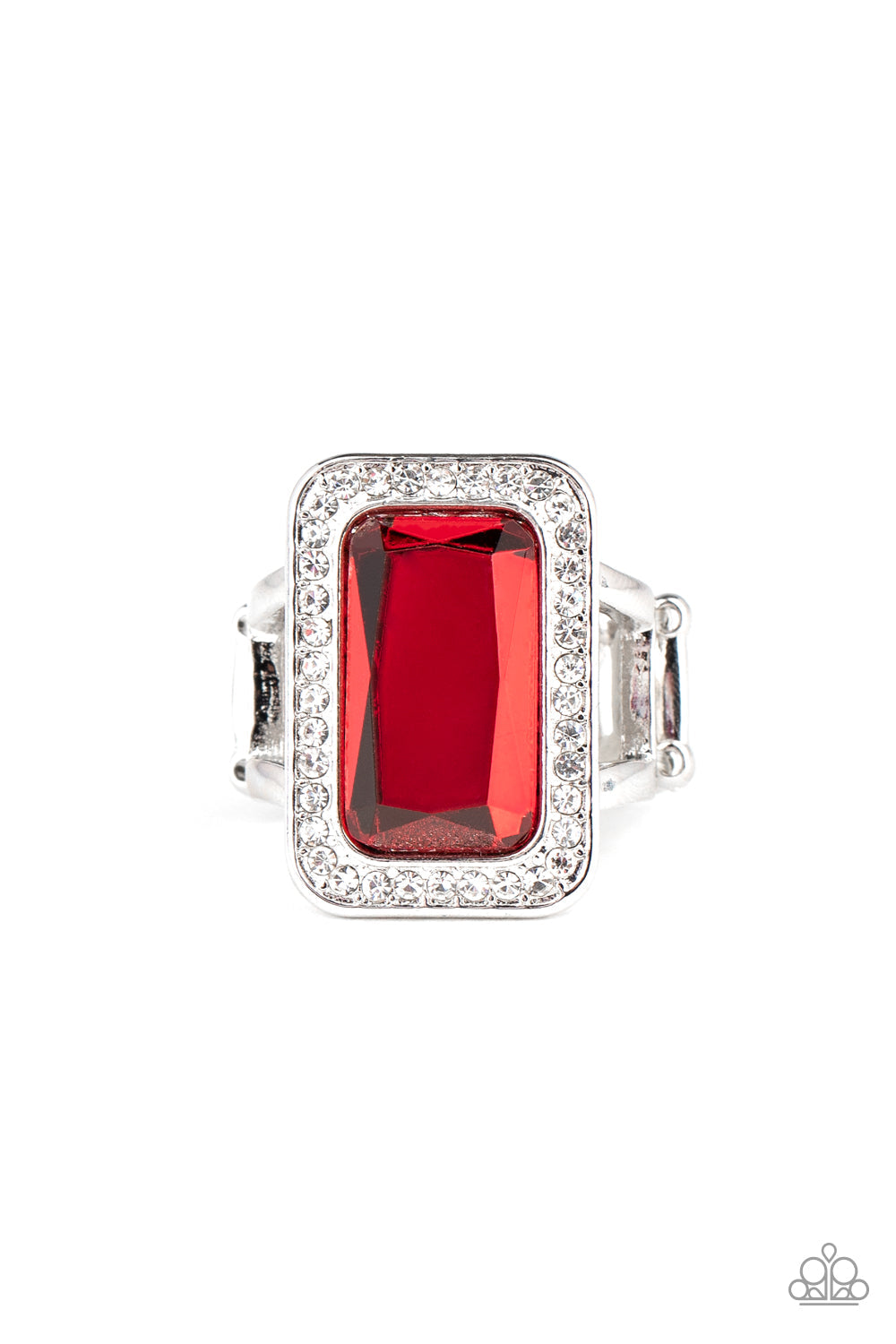 Paparazzi Crown Jewel Jubilee - Red Ring