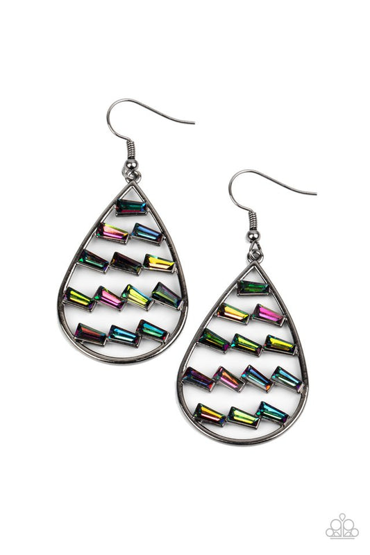 *Paparazzi Accessories* Glitzy Grit Multi Earrings