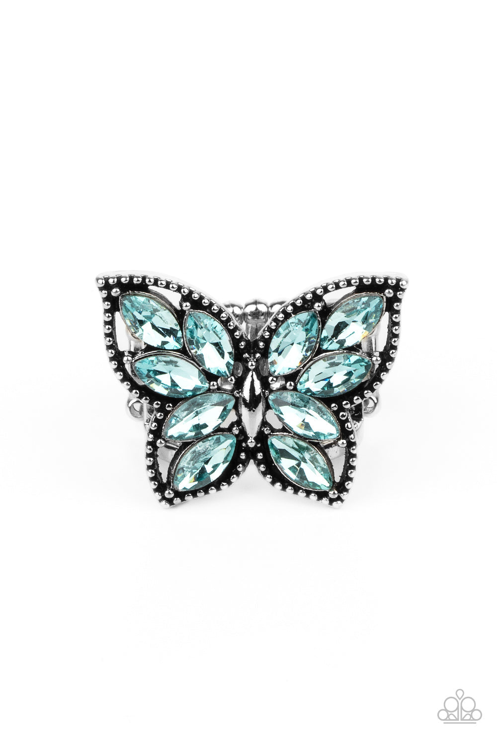 *Paparazzi Accessories* Fluttering Fashionista Blue Ring