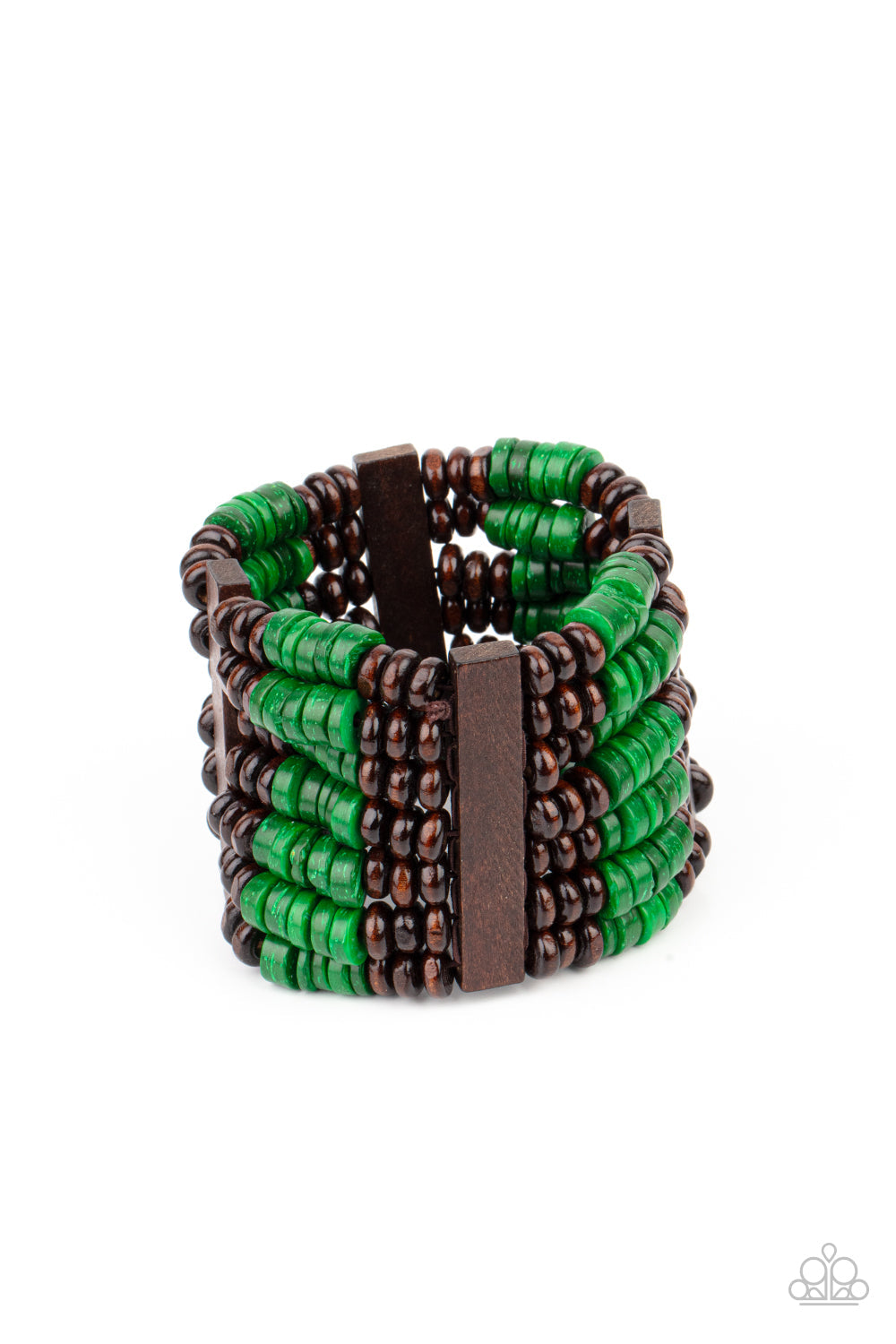 Vacay Vogue Green Bracelet by Paparazzi Accessories