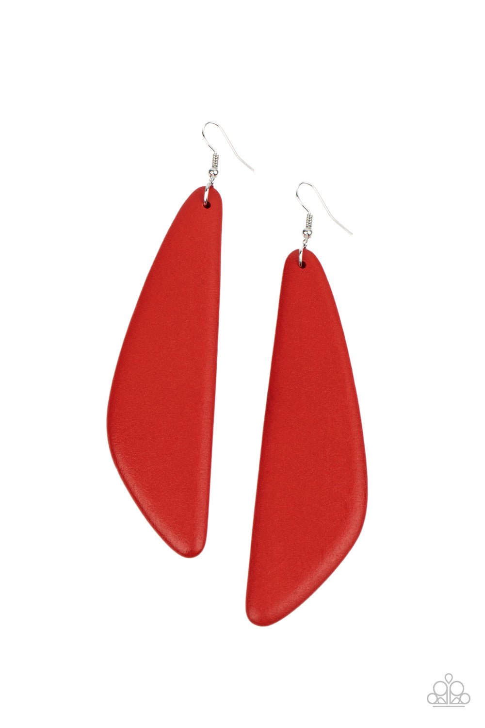 Scuba Dream Red Earrings by Paparazzi Accessories