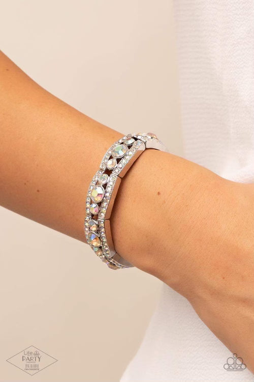 Easy On The ICE Iridescent Multi Bracelet