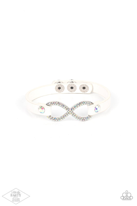 Innocent Till Proven GLITZY Iridescent Multi Bracelet by Paparazzi Accessories