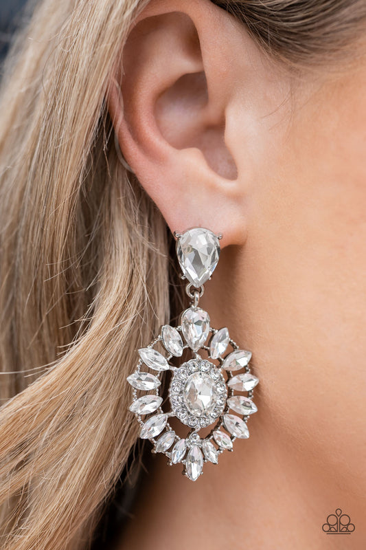 My Good LUXE Charm White Post Earrings Life of the Party Exclusives August 2022