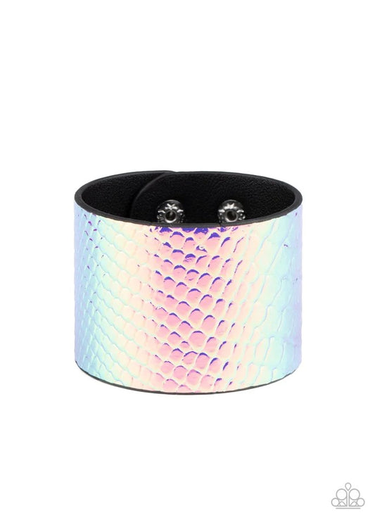 Galactic Galapagos Pink Iridescent Urban Bracelet by Paparazzi Accessories