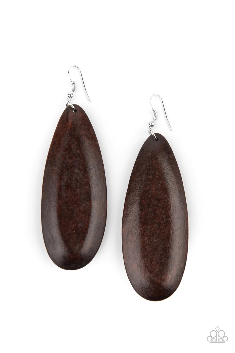 Tropical Ferry Brown Earrings by Paparazzi Accessories