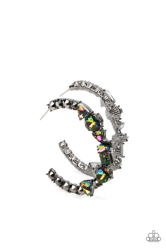 New Age Nostalgia Multi Hoop Earring by Paparazzi Accessories