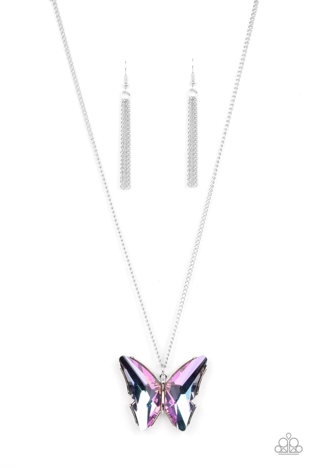 The Social Butterfly Effect Purple Necklace by Paparazzi Accessories