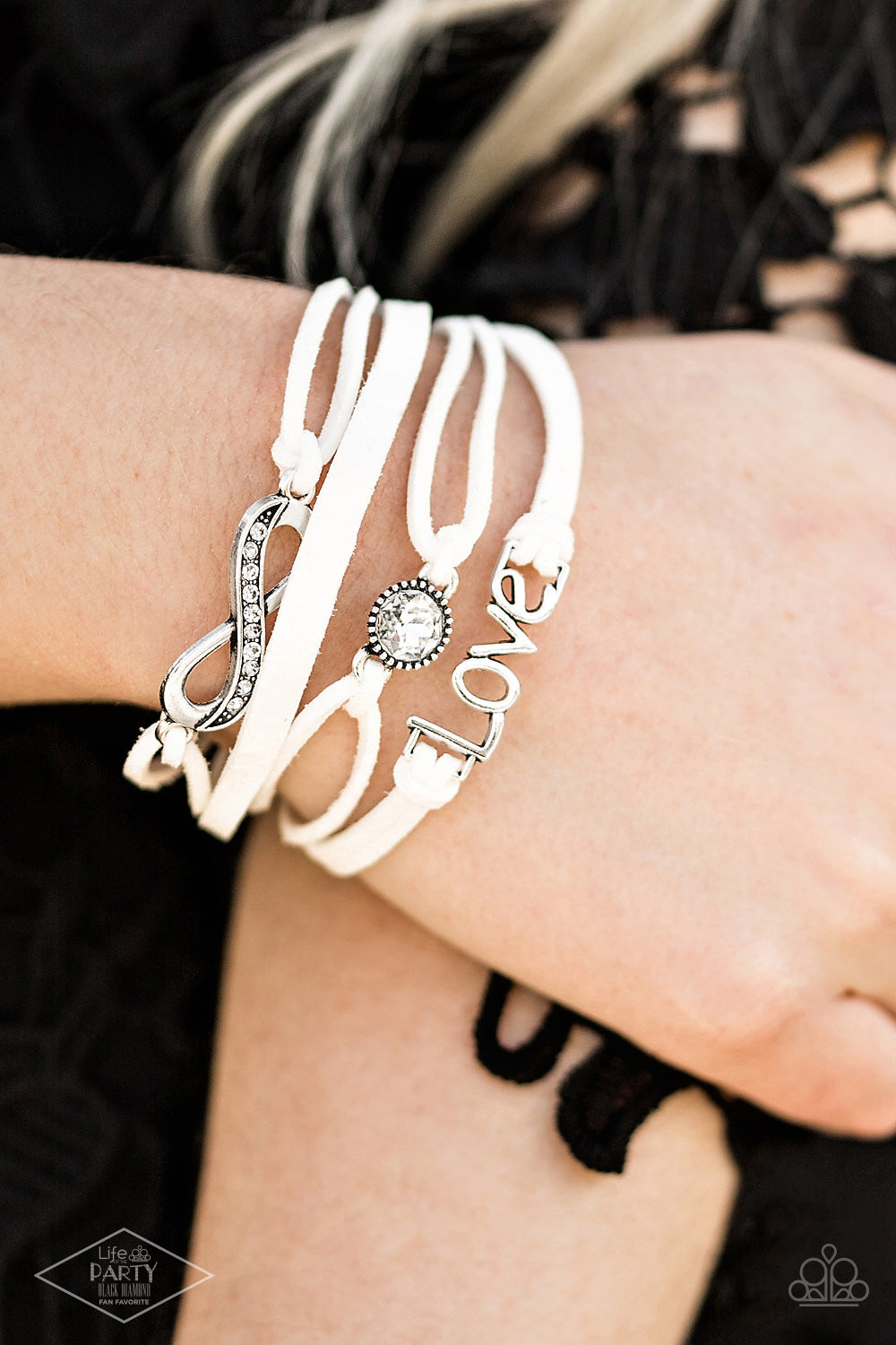 Infinitely Irresistible White Bracelet by Paparazzi Accessories