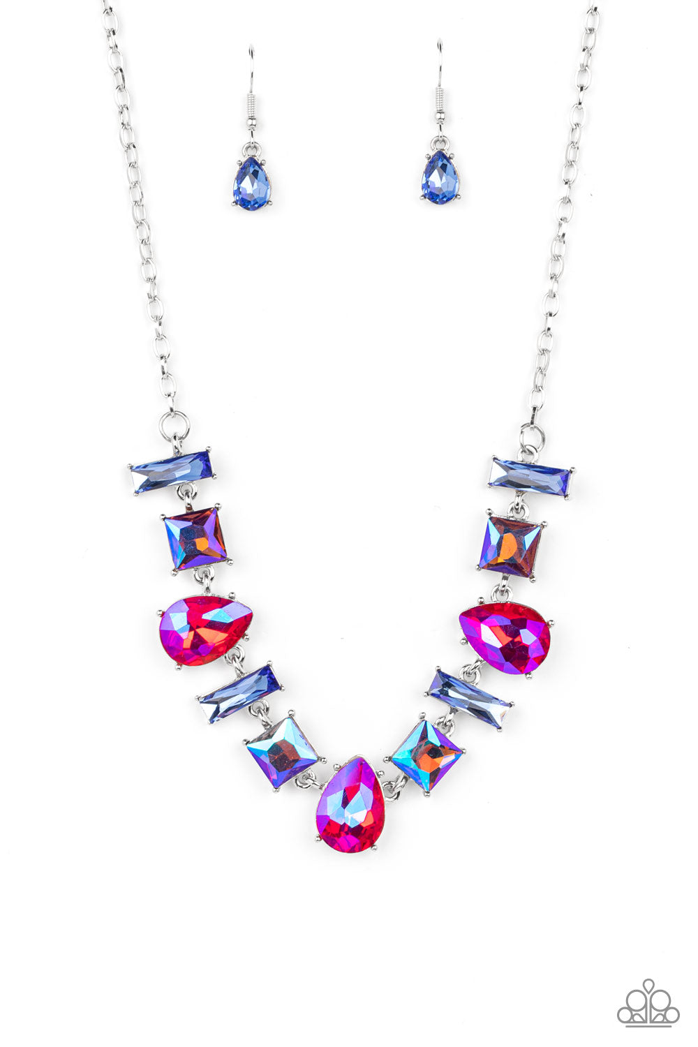 *Paparazzi Life of the Party Exclusives* "Interstellar Ice" Pink Necklace